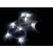 Фигура "Снеговик" Neon-Night, на присоске с подвесом, белая - 