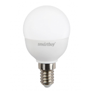 Лампа LED P45 Smartbuy, Е14, 7 Вт / 60 Вт, 3000 К, тепло-белая - 