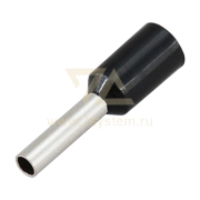 Наконечник штыревой втулочный CE015008 Rexant, черный, 100 шт/упак - 