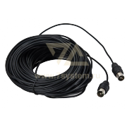 Шнур ТВ(штекер) - ТВ(штекер) Rexant, черный, 25 м - 