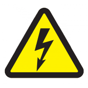 Знак электробезопасности "Опасность поражения электротоком " 200x200x200 мм Rexant - 