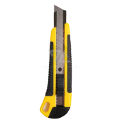 Нож с сегментированным лезвием Rexant, корпус ABS пластик обрезиненный, 18 мм - 