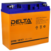 Батарея аккумуляторная DTM 1217 Delta 12В, 17 Ач - 