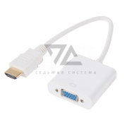 Переходник HDMI(штекер) - VGA(гнездо) Rexant, провод - 
