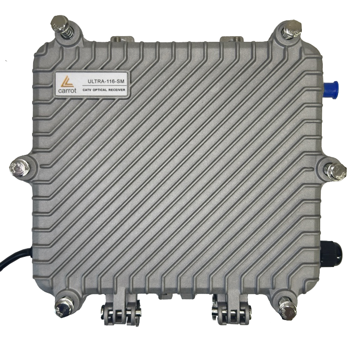Приемник оптический ULTRA-116-SM Carrot, 116 дБмкВ, АРУ, 220В, SNMP