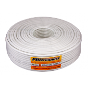 Кабель RG-6U Cu 48 Proconnect, белый, 100 м - 