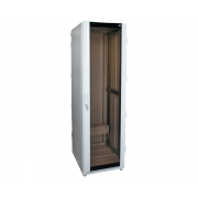 Шкаф напольный 19" 42U (2100 x 600 х 800) дверь стекл./мет. Ижтехноком - 