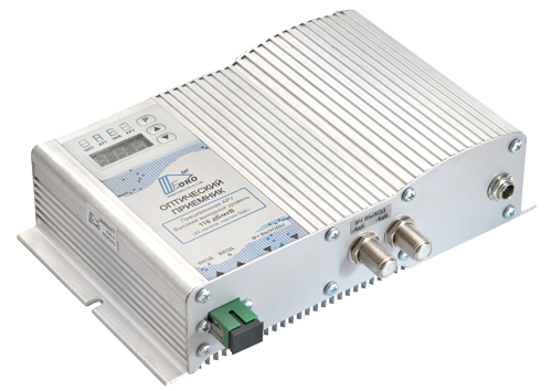 Приемник оптический FORO 215E DM8 FOROtel, 116 дБмкВ, АРУ, 2 входа, 12В, SNMP(C), IP42, ЭУ